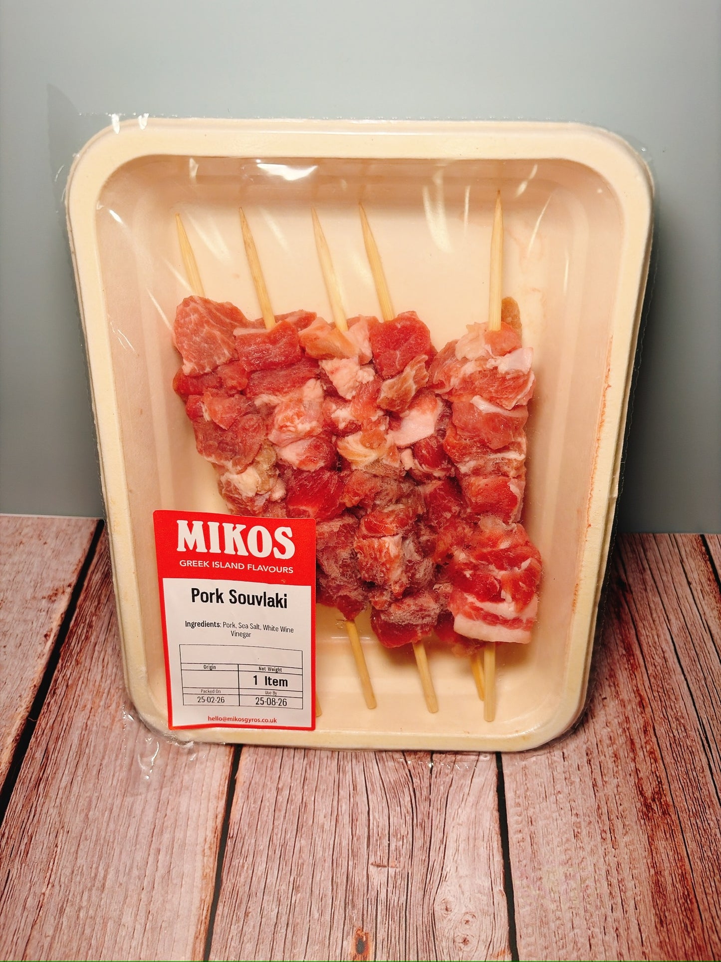 Pork Souvlakia