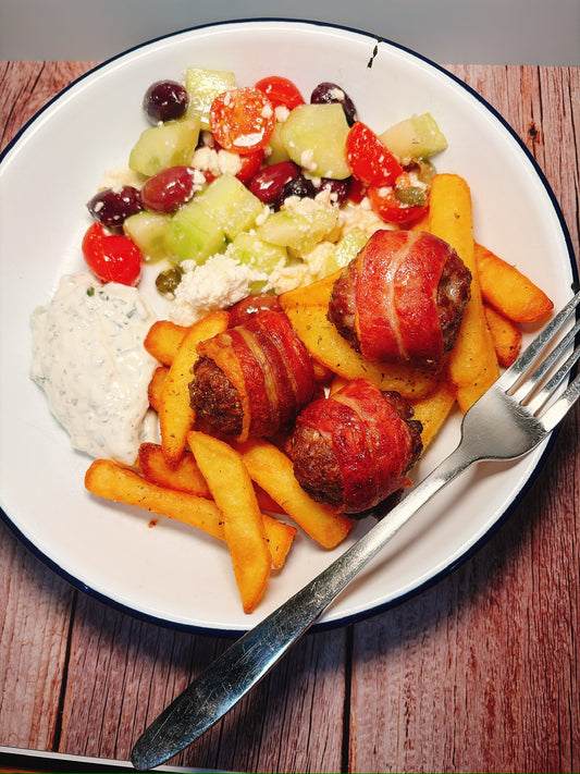 Biftekia Meatballs wrapped in Blankets