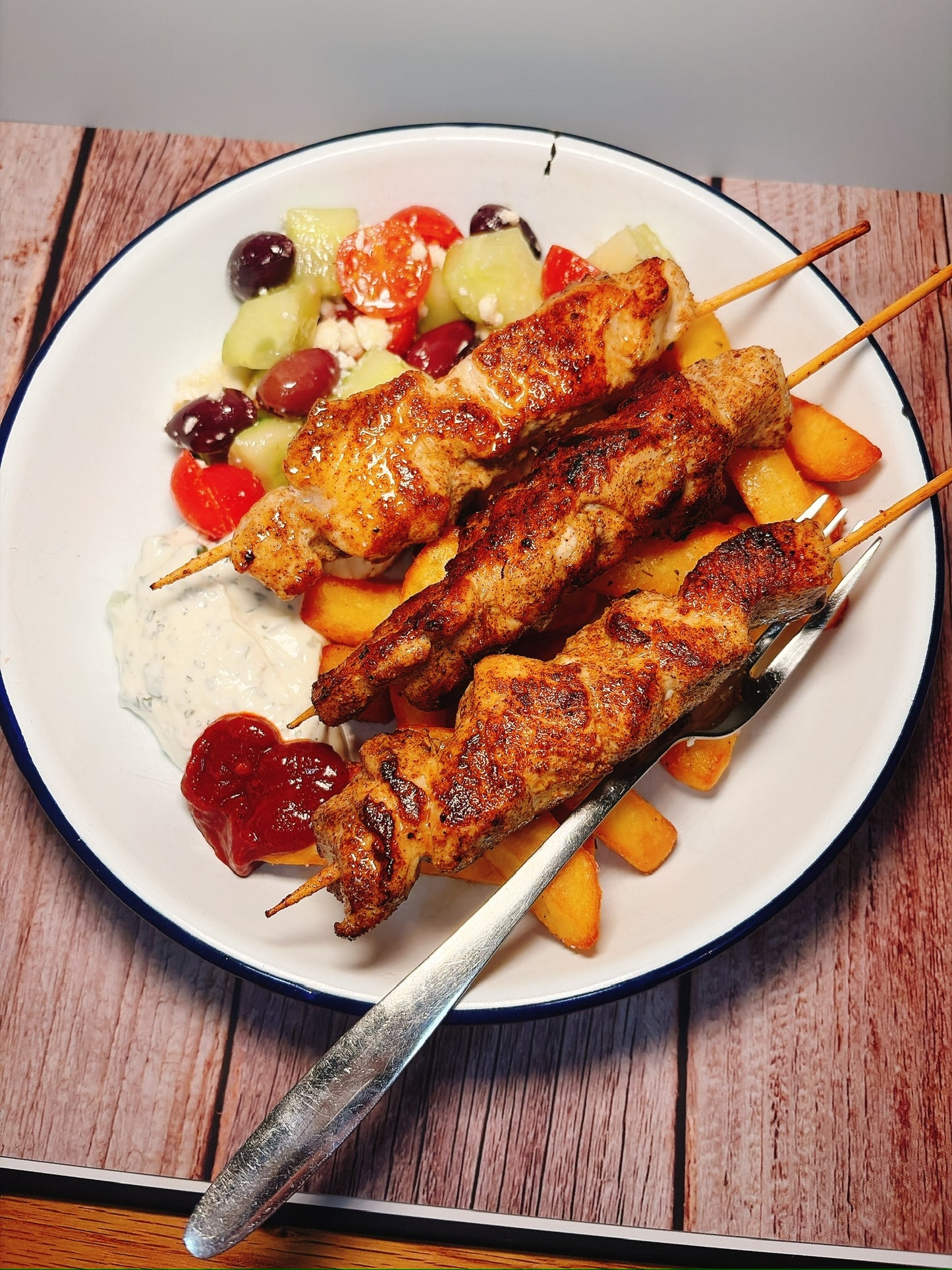 Chicken Souvlakia
